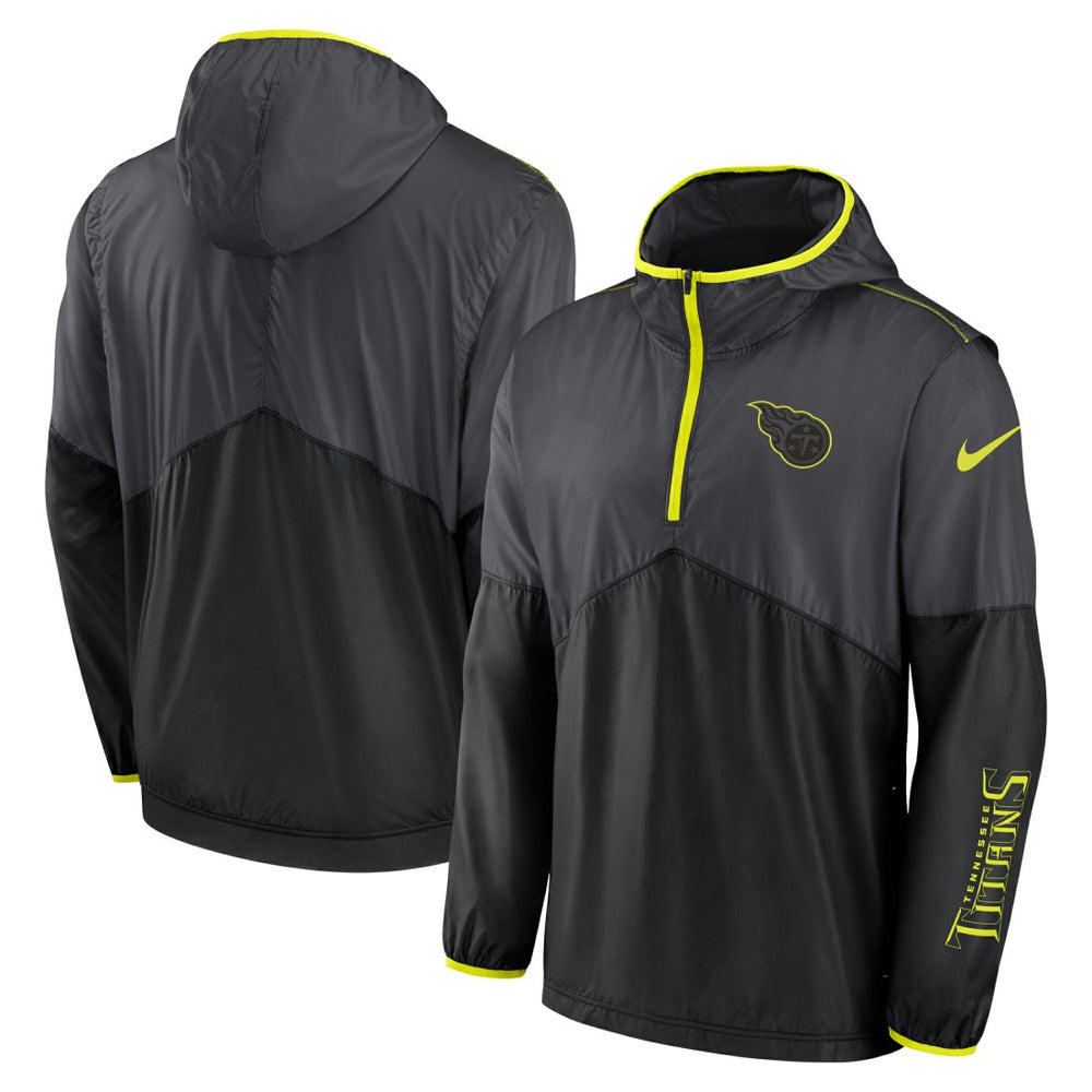 Tennessee Titans Volt Hoodie Half-Zip Jacket Anthracite | Nike for Sale