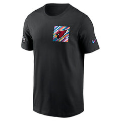 Arizona Cardinals Crucial Catch Sideline Tri-Blend T-Shirt Black | Nike for Sale