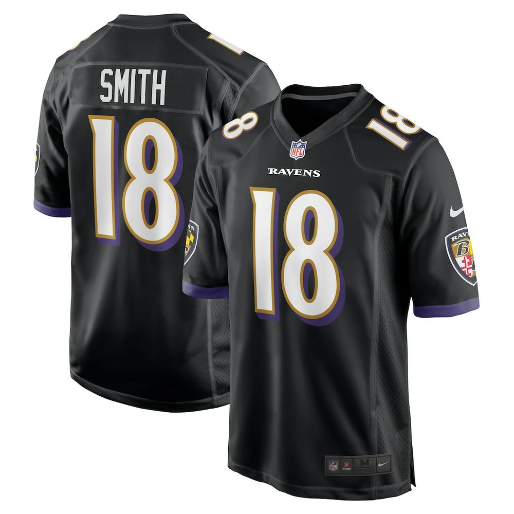 Roquan Smith Baltimore Ravens Alternate Game Jersey Black | Nike for Sale
