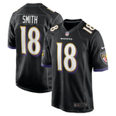 Roquan Smith Baltimore Ravens Alternate Game Jersey Black | Nike for Sale