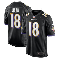 Roquan Smith Baltimore Ravens Alternate Game Jersey Black | Nike for Sale