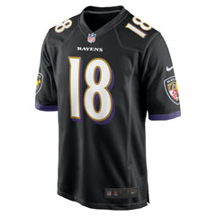 Roquan Smith Baltimore Ravens Alternate Game Jersey Black | Nike for Sale
