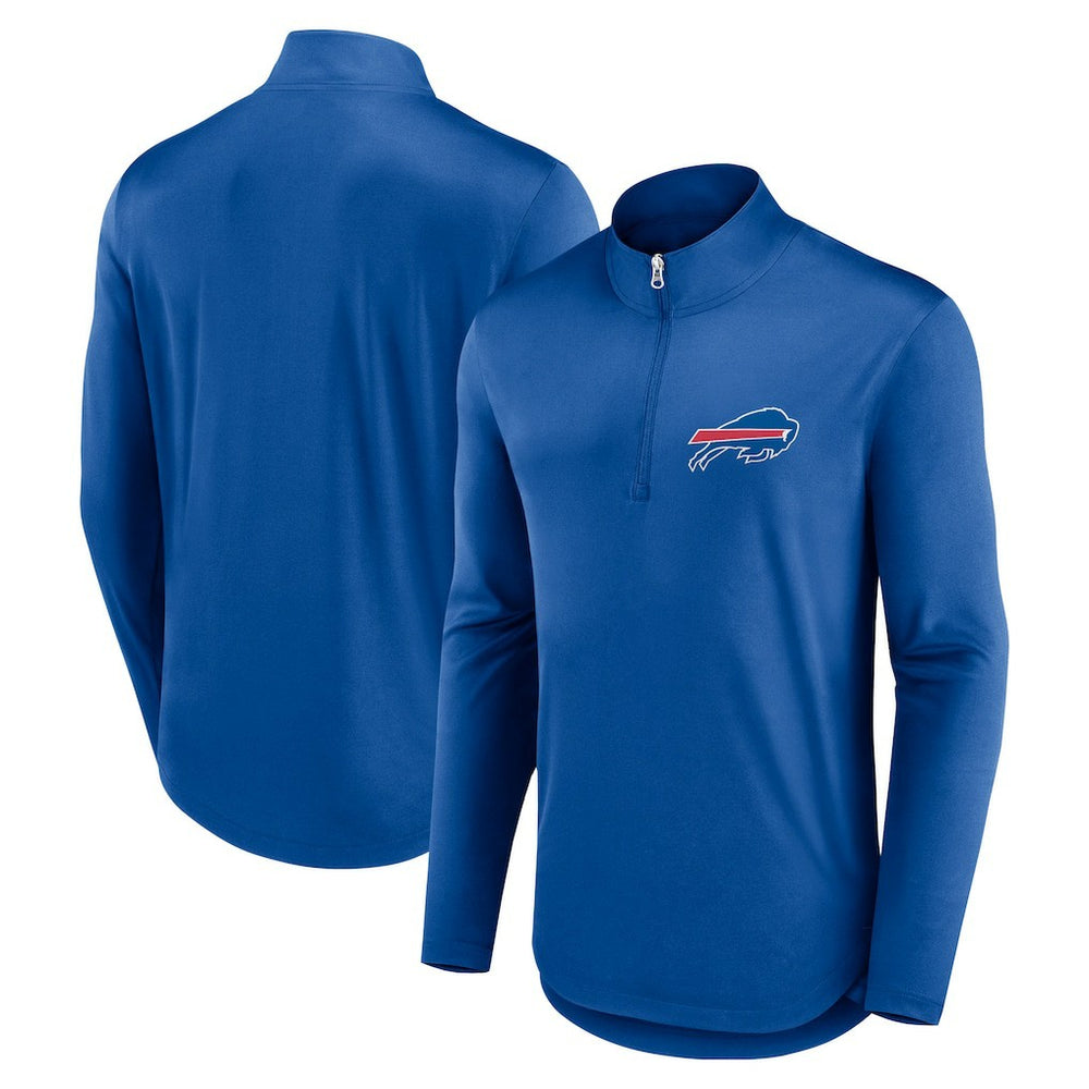 Buffalo Bills Quarterback Quarter-Zip Top Royal | Fanatics