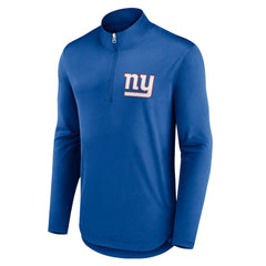New York Giants Quarterback Quarter-Zip Top Royal | Fanatics
