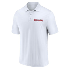 Tampa Bay Buccaneers Lockup Two-Pack Polo Set White/Red | Fanatics