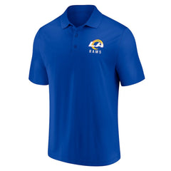 Los Angeles Rams Lockup Two-Pack Polo Set White/Royal | Fanatics