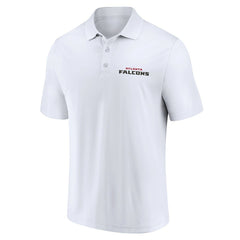 Atlanta Falcons Lockup Two-Pack Polo Set White/Black | Fanatics