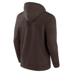 Cleveland Browns Offensive Lineup Hoodie Full-Zip Hoodie Brown | Fanatics