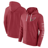 Arizona Cardinals Offensive Lineup Hoodie Full-Zip Hoodie Cardinal | Fanatics