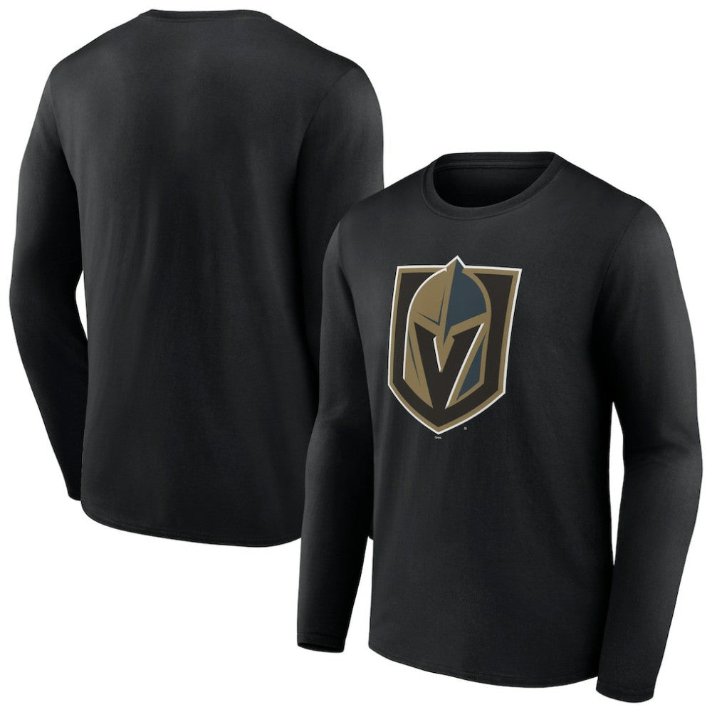 Vegas Golden Knights Primary Logo Team Long Sleeve T-Shirt - Black - NHL