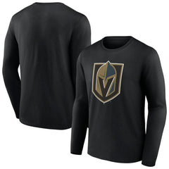 Vegas Golden Knights Primary Logo Team Long Sleeve T-Shirt - Black - NHL