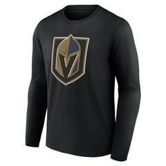 Vegas Golden Knights Primary Logo Team Long Sleeve T-Shirt - Black - NHL
