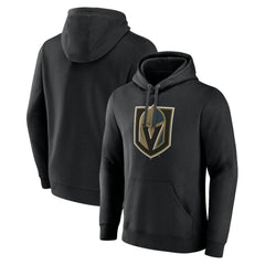 Vegas Golden Knights Primary Team Logo Pullover Hoodie - Black - NHL