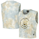 Chicago Cubs The Wild Collective Women's Washed Muscle Tank Top - MLB