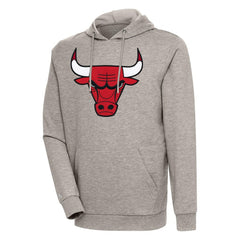 Chicago Bulls Antigua Action Pullover Hoodie Oatmeal - NBA