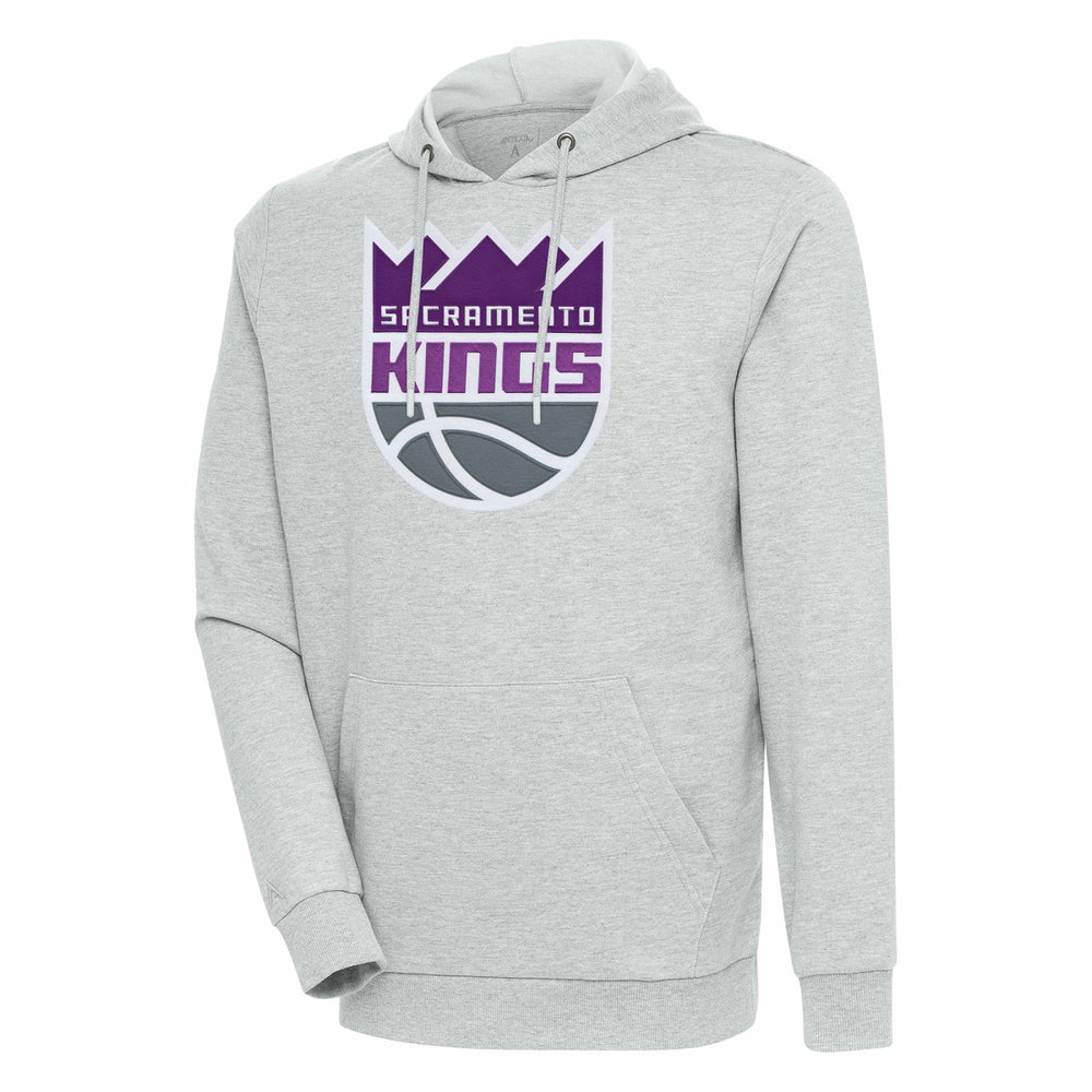 Sacramento Kings Antigua Action Pullover Hoodie Heather Gray - NBA