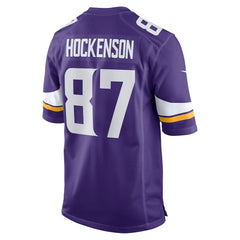 T.J. Hockenson Minnesota Vikings Game Player Jersey Purple | Nike for Sale