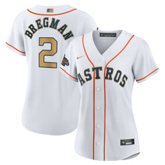 Alex Bregman Houston Astros Nike Women's 2023 Gold Collection Replica Player Jersey - MLB