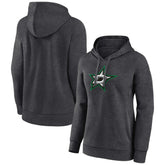 Dallas Stars Women's Primary Logo Pullover Hoodie - Charcoal - NHL