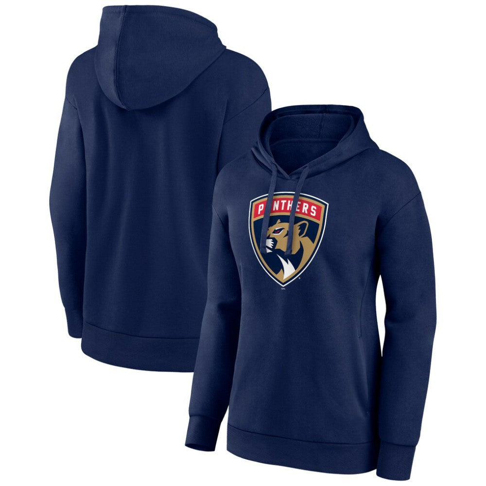 Florida Panthers Women's Primary Logo Pullover Hoodie - Navy - NHL