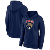 Florida Panthers Women's Primary Logo Pullover Hoodie - Navy - NHL