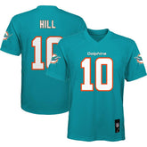 Tyreek Hill Miami Dolphins Youth Replica Player Jersey Aqua | NFL
