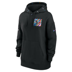 Houston Texans Women's 2023 NFL Crucial Catch Club Pullover Hoodie Black | Nike for Sale
