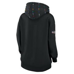 Houston Texans Women's 2023 NFL Crucial Catch Club Pullover Hoodie Black | Nike for Sale