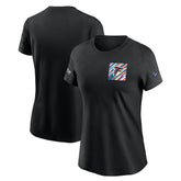 Atlanta Falcons Women's Crucial Catch Sideline Tri-Blend T-Shirt Black | Nike for Sale