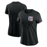 Houston Texans Women's Crucial Catch Sideline Tri-Blend T-Shirt Black | Nike for Sale