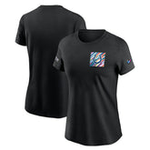 Indianapolis Colts Women's Crucial Catch Sideline Tri-Blend T-Shirt Black | Nike for Sale