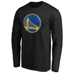 Golden State Warriors Primary Team Logo Long Sleeve T-Shirt Black - NBA