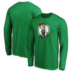 Boston Celtics Primary Team Logo Long Sleeve T-Shirt Kelly Green - NBA