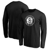 Brooklyn Nets Primary Team Logo Long Sleeve T-Shirt Black - NBA