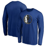 Dallas Mavericks Primary Team Logo Long Sleeve T-Shirt Blue - NBA