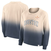 Houston Astros Fanatics Women's Luxe Lounge Arch Raglan Pullover Sweatshirt - MLB