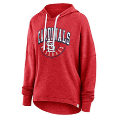 St. Louis Cardinals Fanatics Women's Luxe Pullover Hoodie - MLB