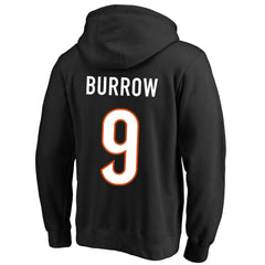 Joe Burrow Cincinnati Bengals Big & Tall Fleece Name & Number Pullover Hoodie Black | Fanatics