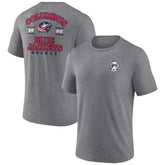 Columbus Blue Jackets Fanatics Winger Tri-Blend T-Shirt - Heather Gray - NHL