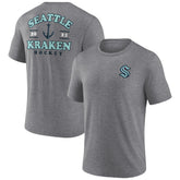 Seattle Kraken Fanatics Winger Tri-Blend T-Shirt - Heather Gray - NHL