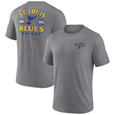 St. Louis Blues Fanatics Winger Tri-Blend T-Shirt - Heather Gray - NHL