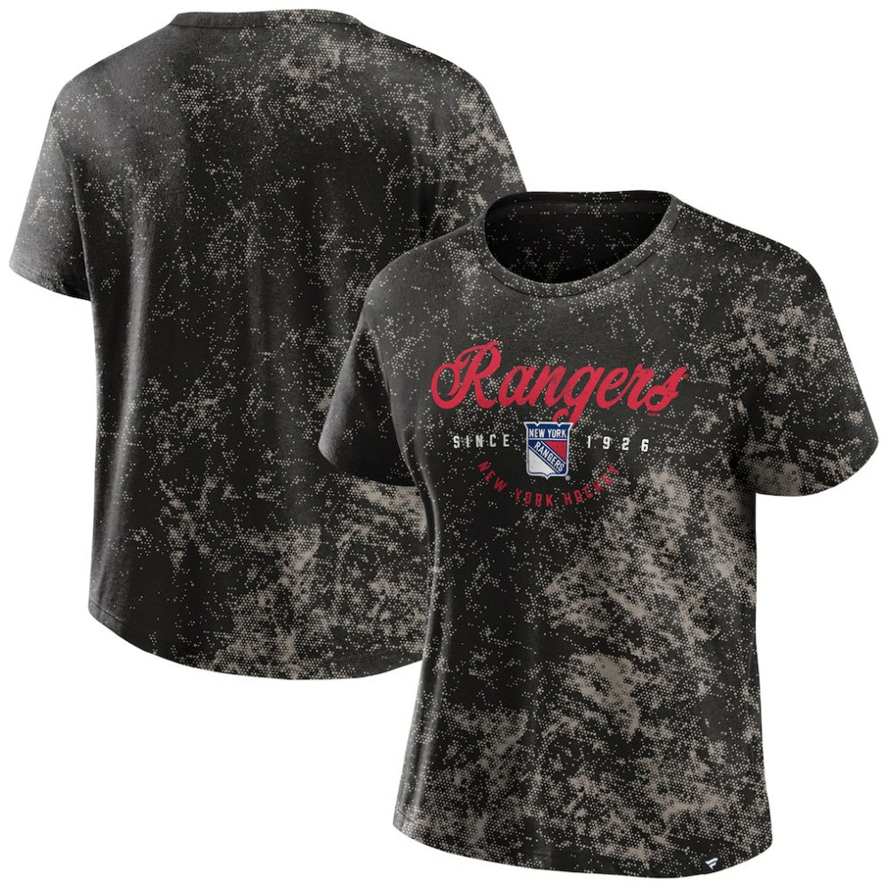 New York Rangers Fanatics Women's Breakaway T-Shirt - Black - NHL