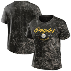 Pittsburgh Penguins Fanatics Women's Breakaway T-Shirt - Black - NHL