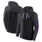 Colorado Rockies Fanatics Offensive Line Up Lightweight Full-Zip Hoodie - MLB