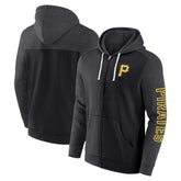 Pittsburgh Pirates Fanatics Offensive Line Up Lightweight Full-Zip Hoodie - MLB
