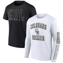 Colorado Rockies Fanatics Two-Pack Combo T-Shirt Set - MLB