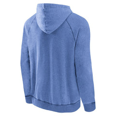 Dallas Mavericks Foul Trouble Snow Wash Raglan Pullover Hoodie Heather Blue - NBA
