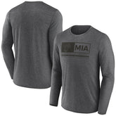 Miami Heat Three-Point Play T-Shirt Heather Charcoal - NBA