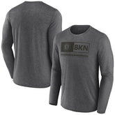 Brooklyn Nets Three-Point Play T-Shirt Heather Charcoal - NBA