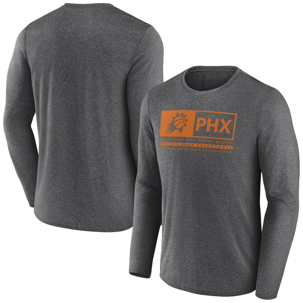 Phoenix Suns Three-Point Play T-Shirt Heather Charcoal - NBA